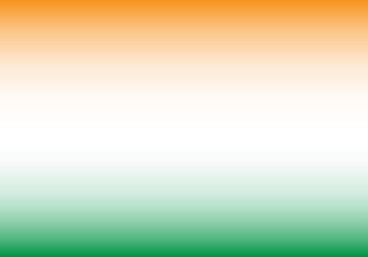 Indian flag tricolour three colour gradient wallpaper vector