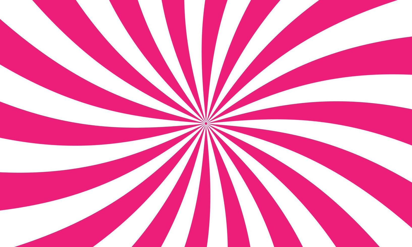 Pink and white Sunburst background vector