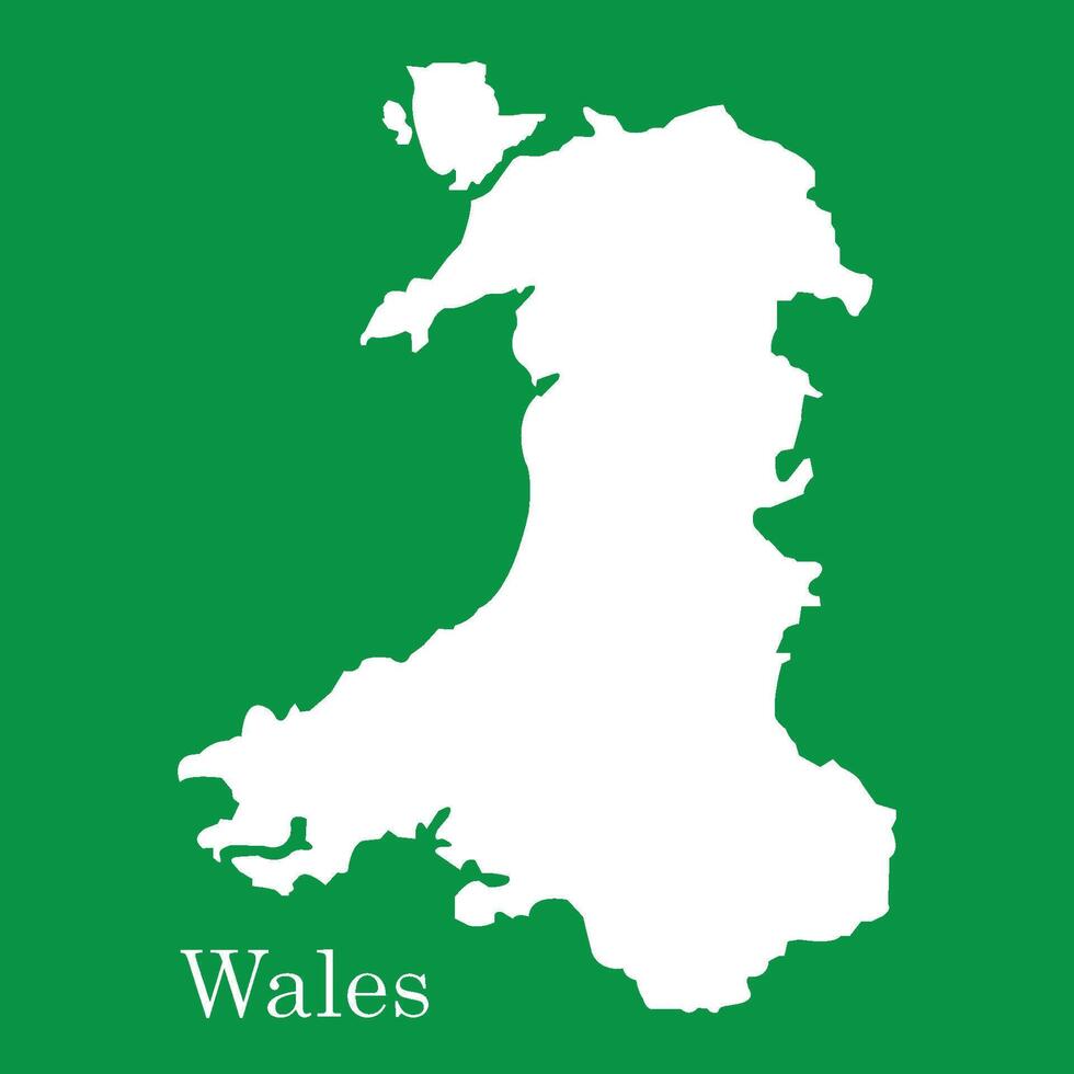 Wales country map vector