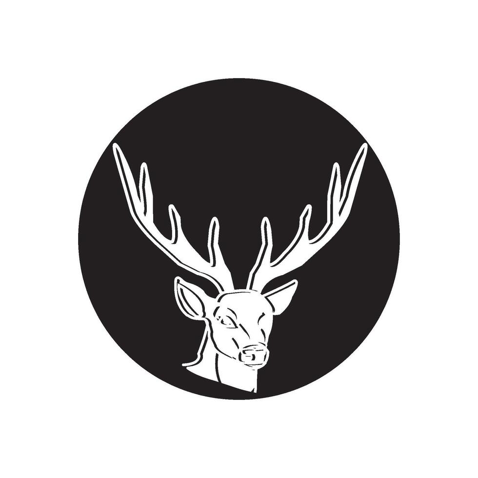 deer icon design vector