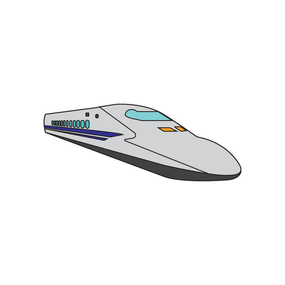 fast train icon vector