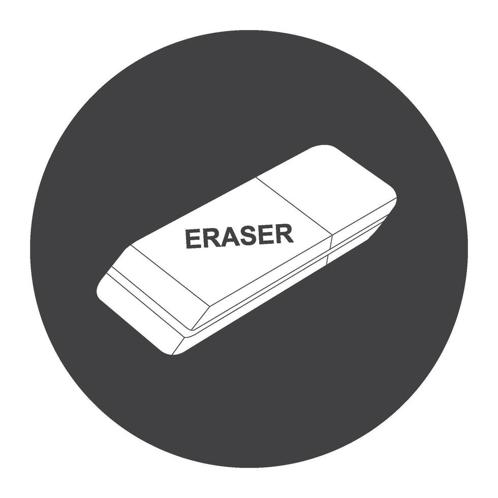 Eraser icon design vector