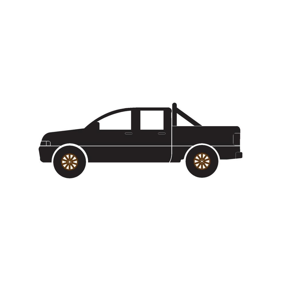 pickup truck icon vector