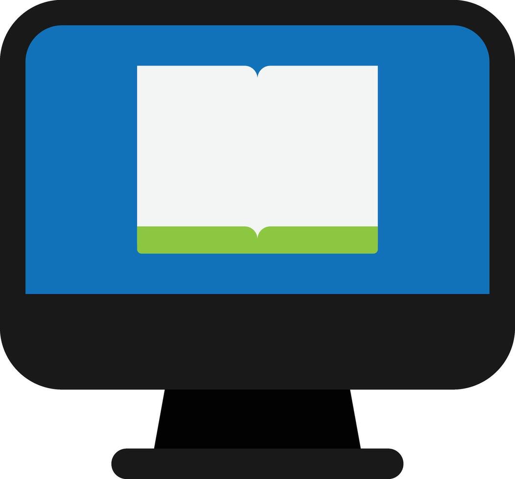 Online Book Education vector