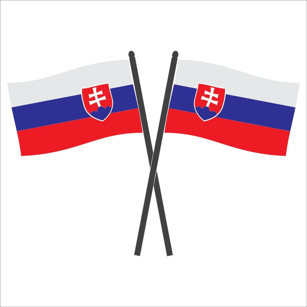 Slovakia state flag vector