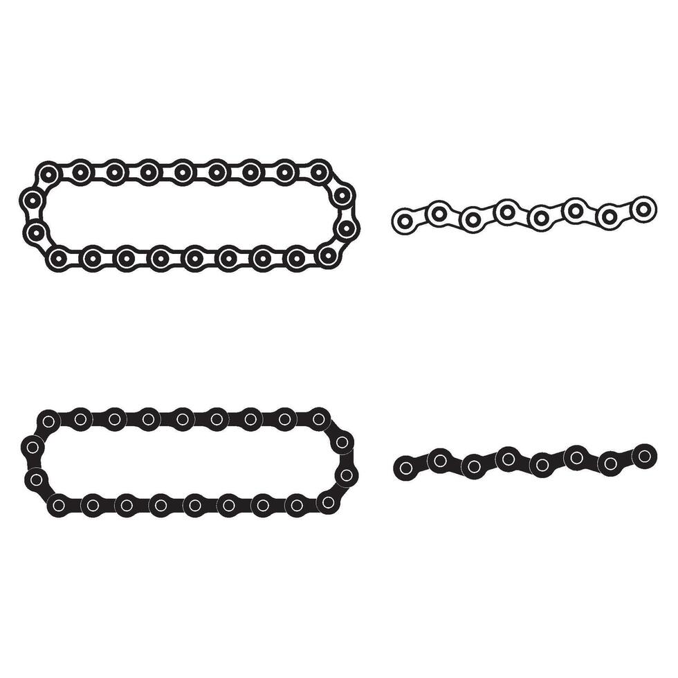 Motorbike chain icon vector