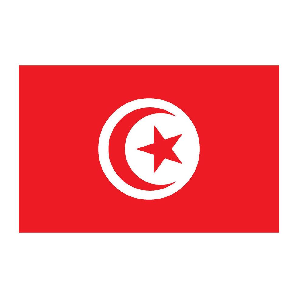 Tunisian country flag vector