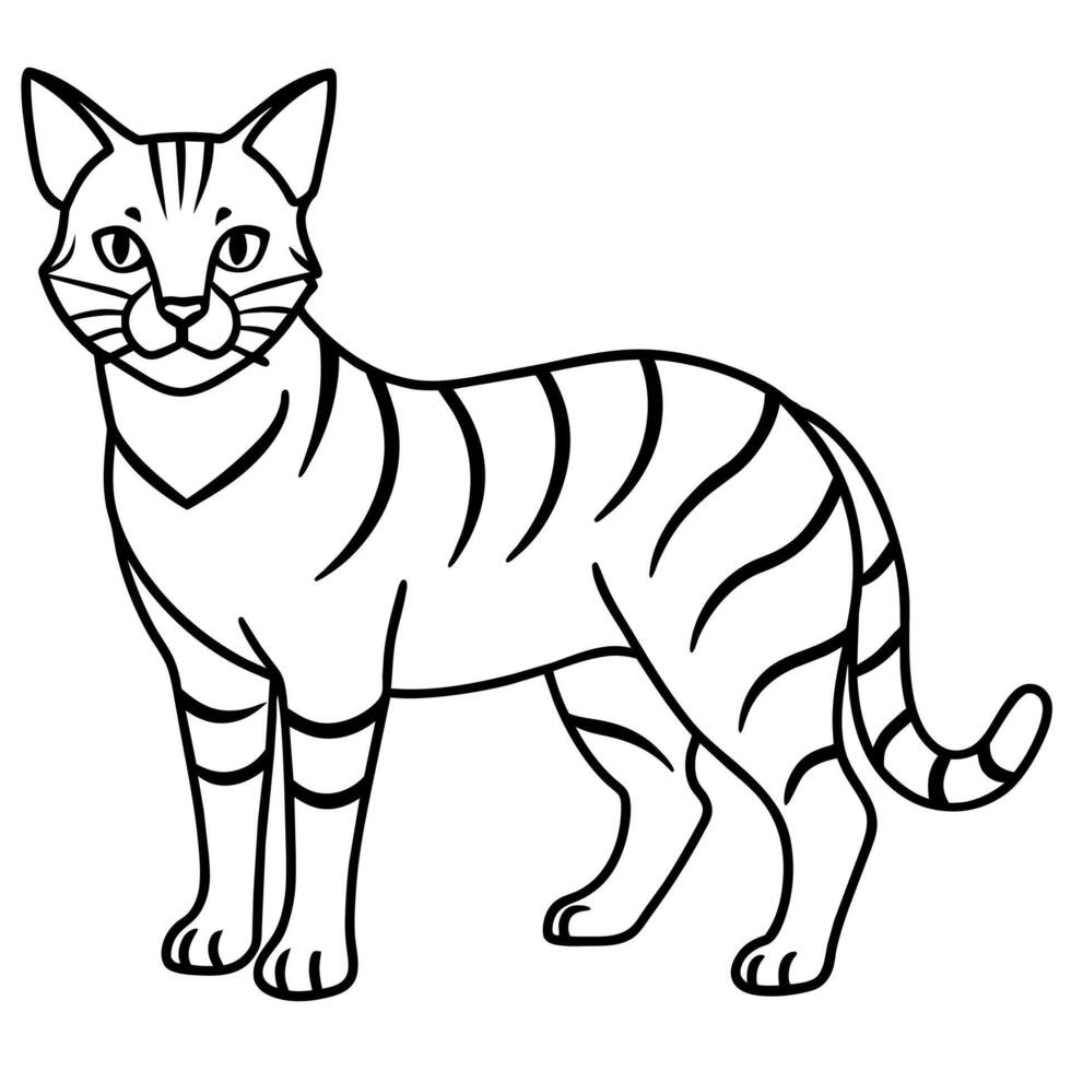 Andean Cat goes icon illustration vector