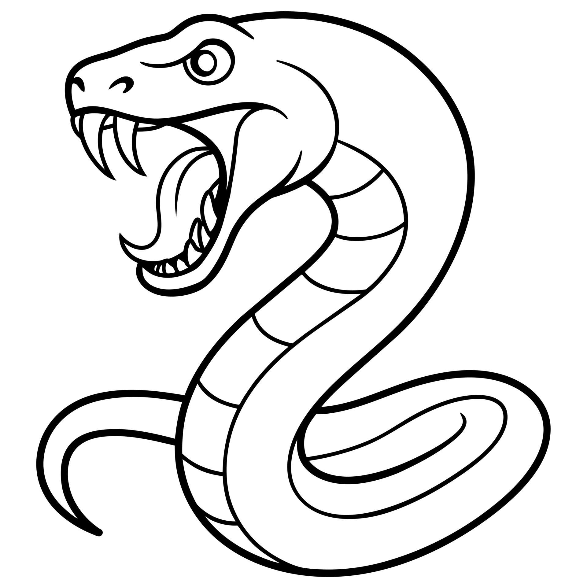 Anaconda Snake screams icon illustration 46539060 Vector Art at Vecteezy