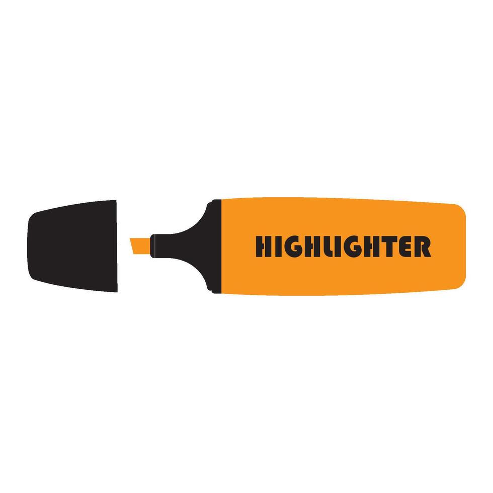 Highlighter icon design vector