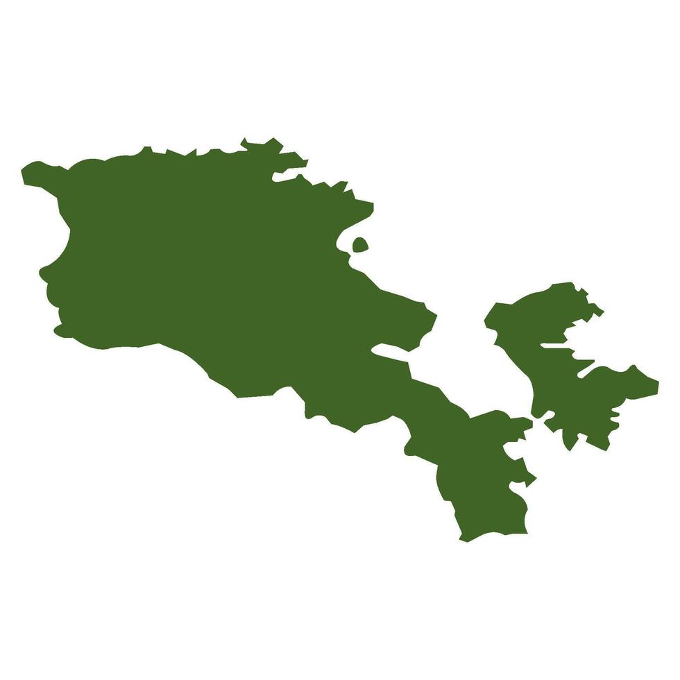 Armenia country map vector