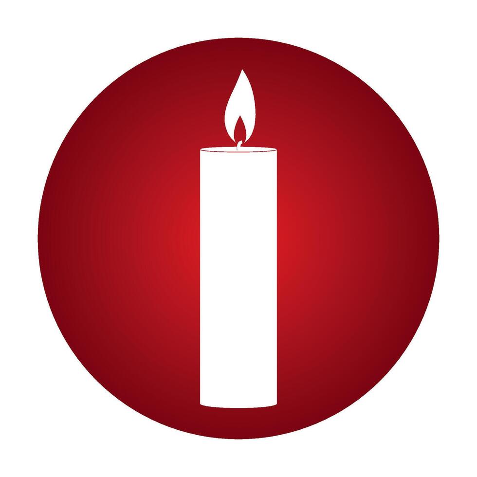 Candle icon design vector
