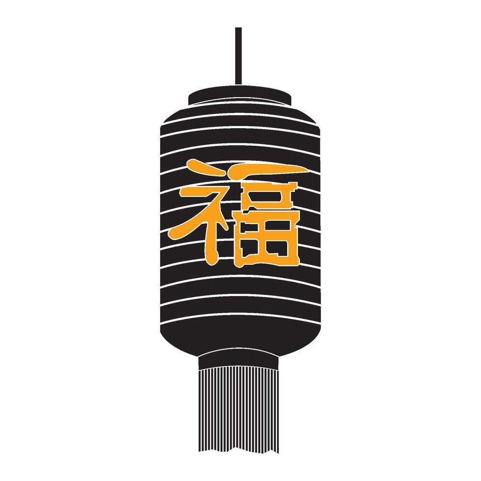 Chinese New Year Lantern icon vector
