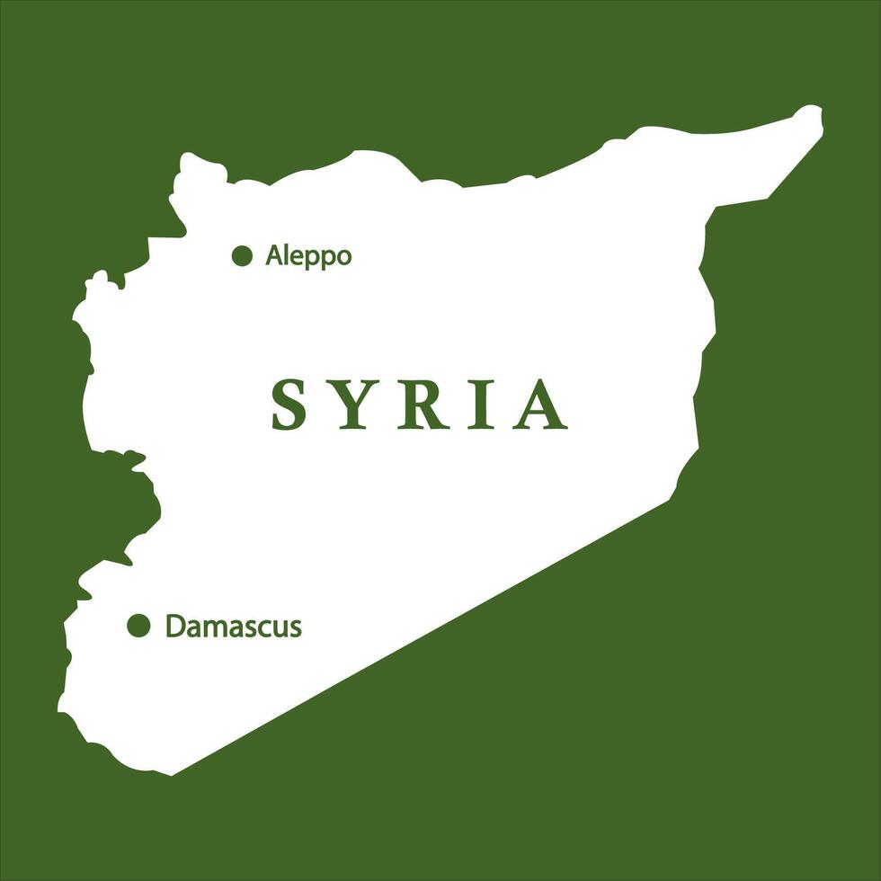 Syria country map vector