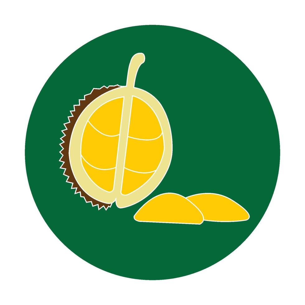durian icon design vector