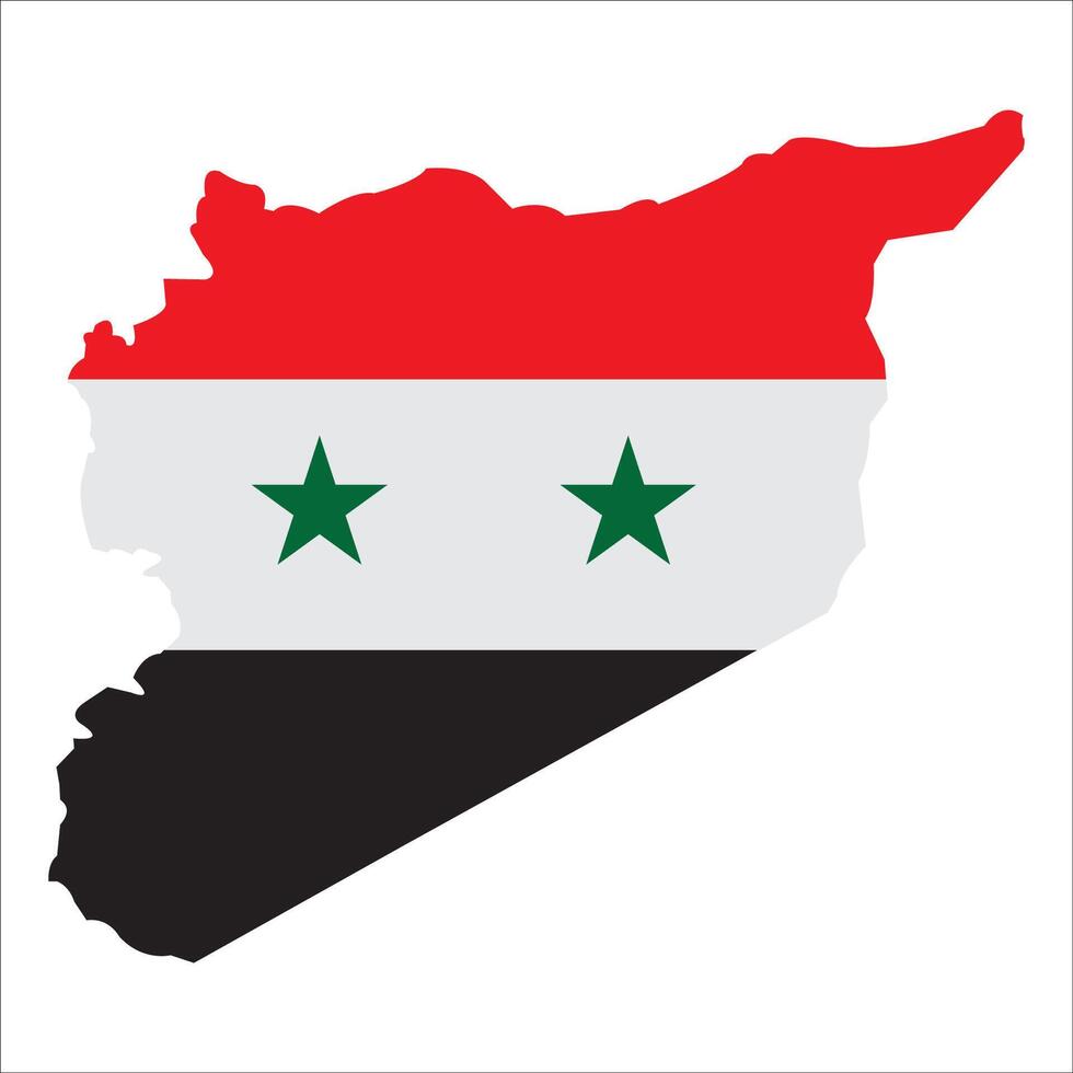 Syria country map vector