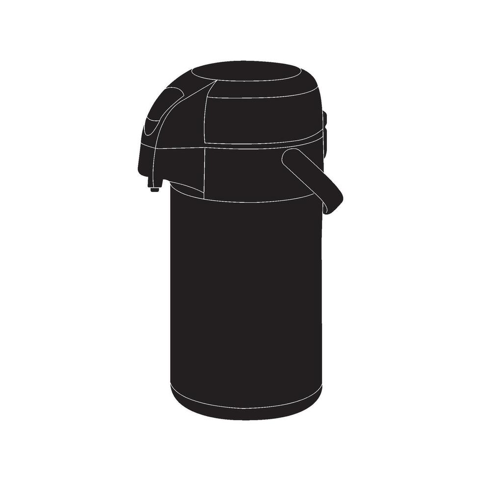 Thermos icon design vector