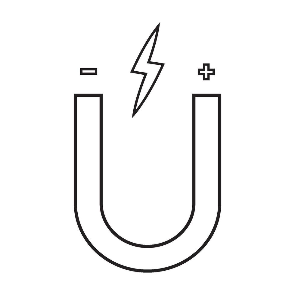 Magnet icon design vector