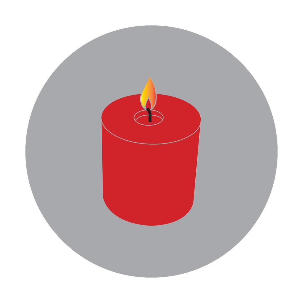 Candle icon design vector