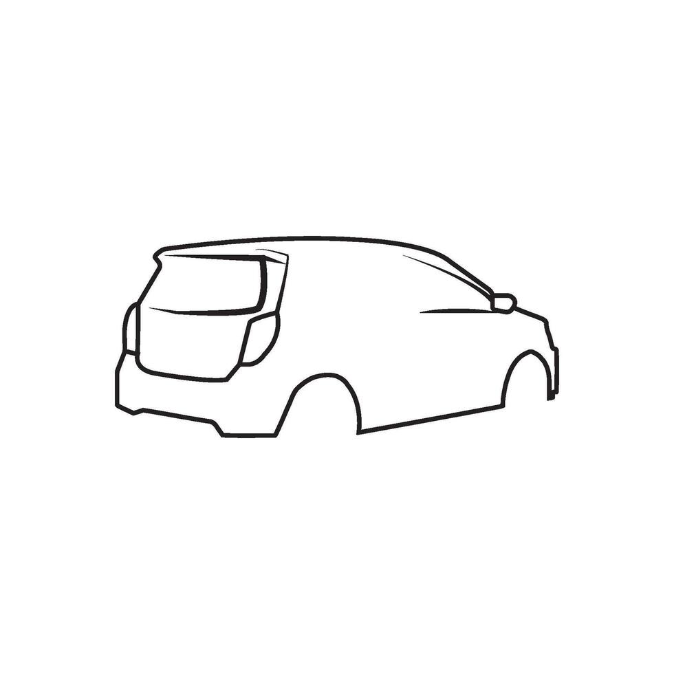 car skeleton icon vector