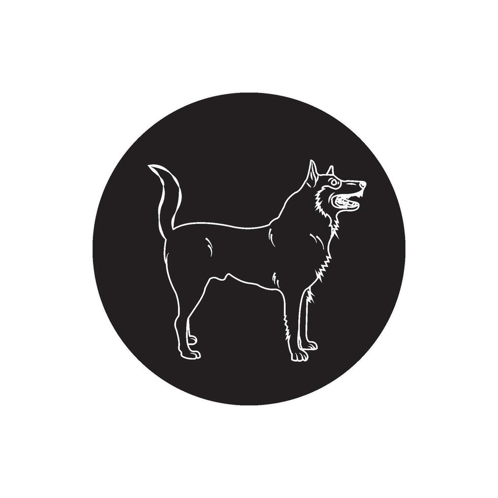 dog icon design vector