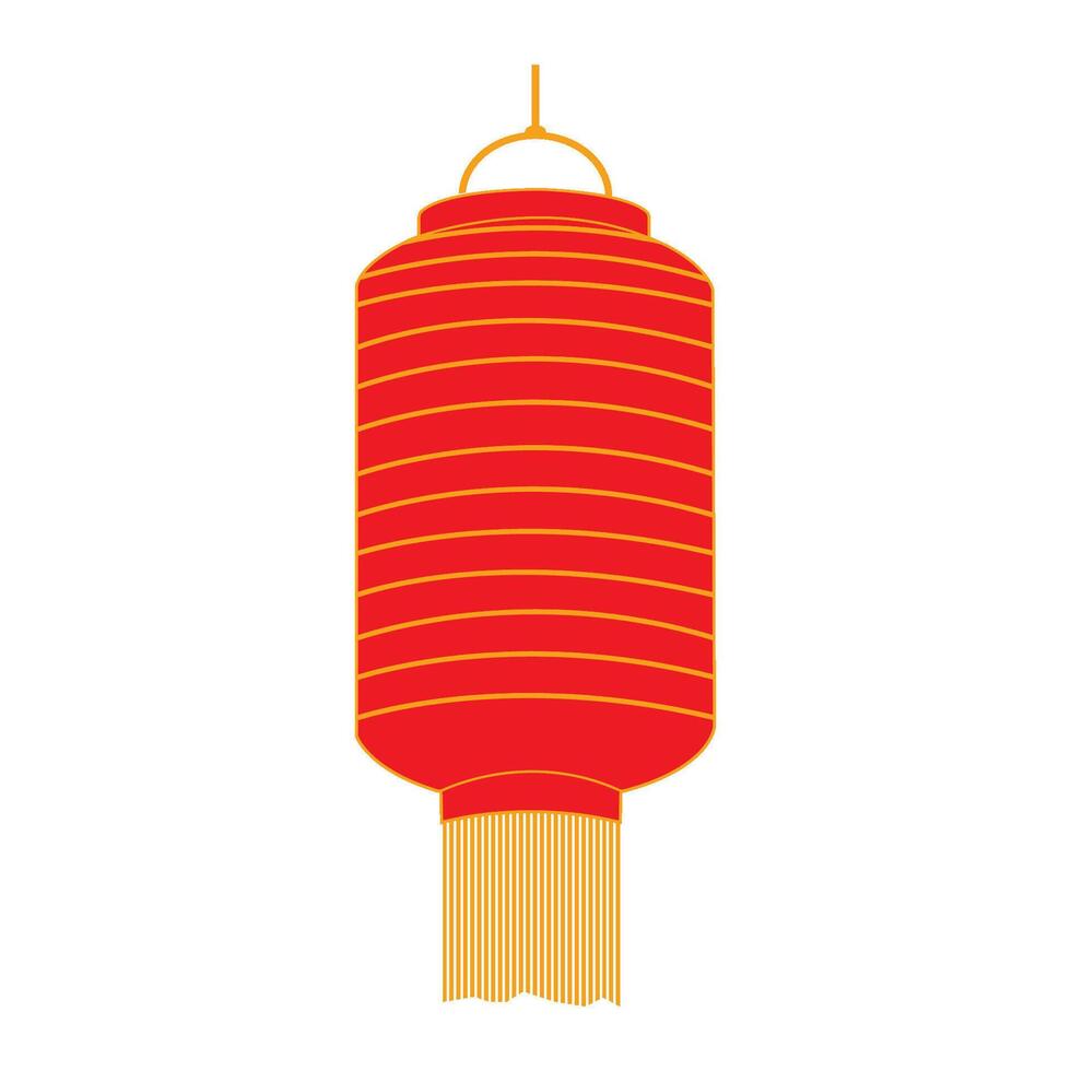 Chinese New Year Lantern icon vector