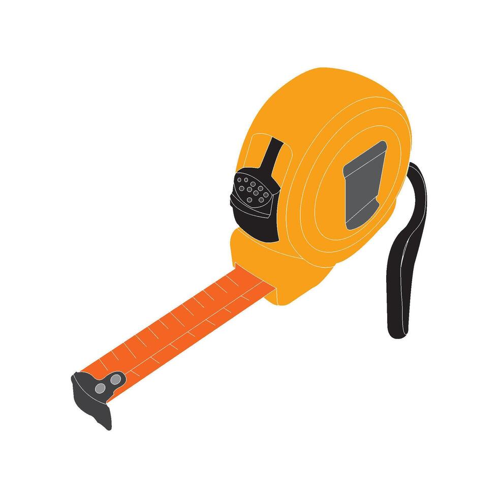 Roller meter icon vector