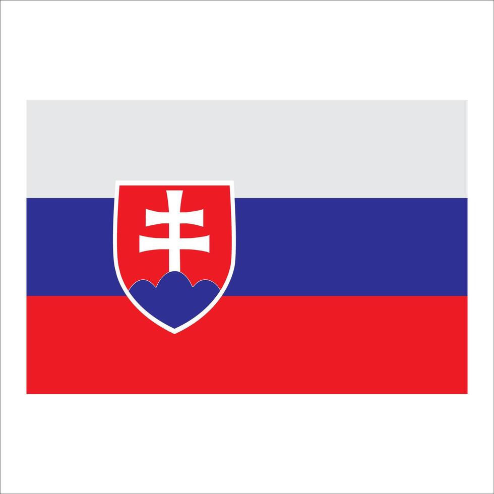 Slovakia state flag vector