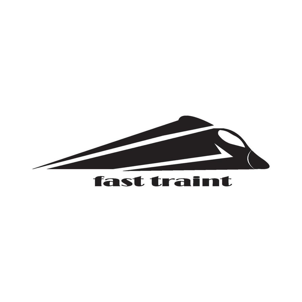 fast train icon vector