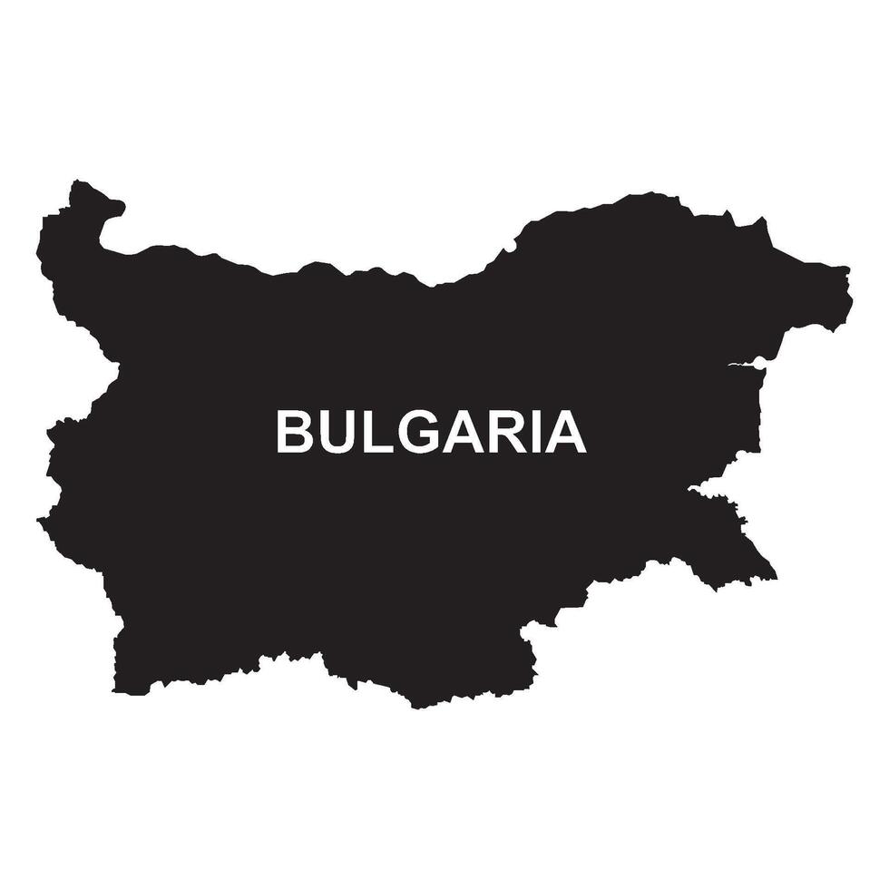 Bulgaria map icon vector