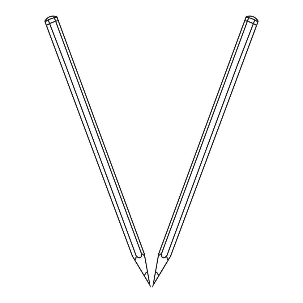 Pencil icon design vector