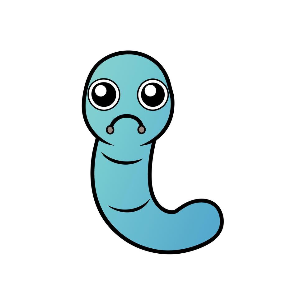 Antarctic Scale Worm cries icon illustration vector