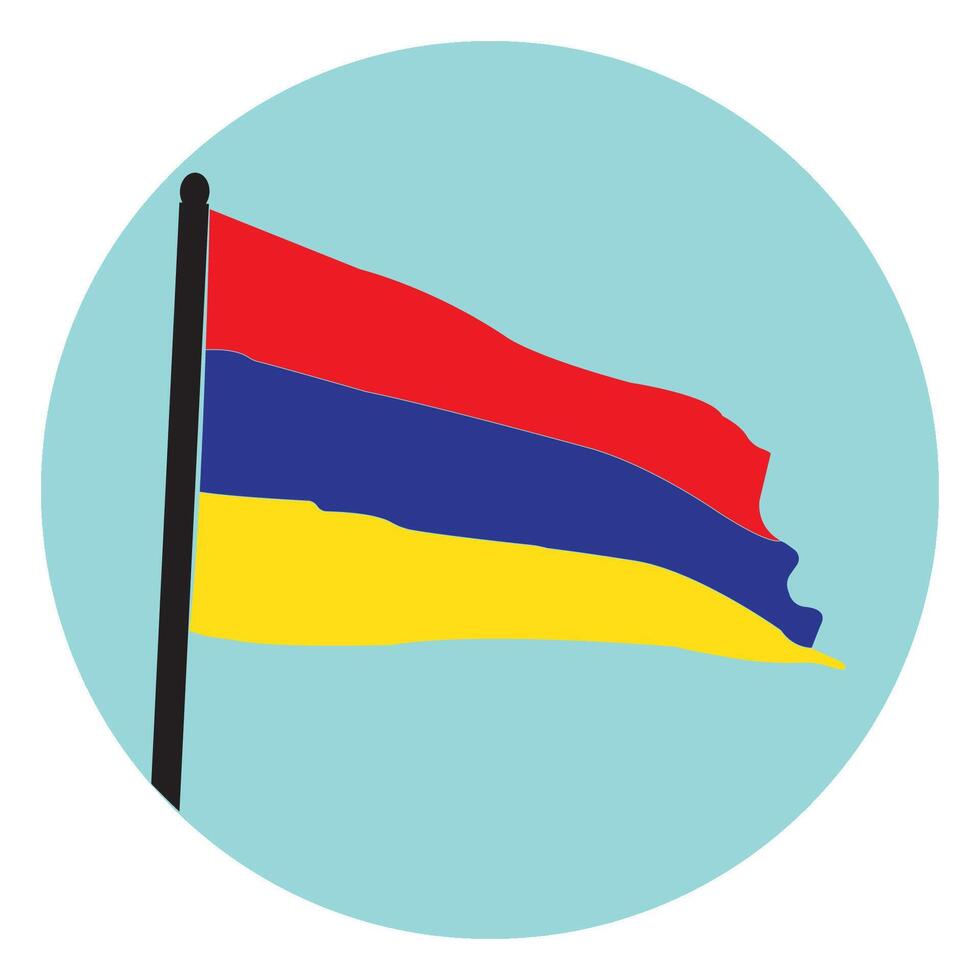 Armenian flag logo vector