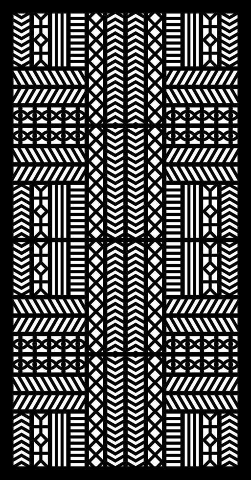 Geometric and simple pattern for panel, background, and cutting art vector