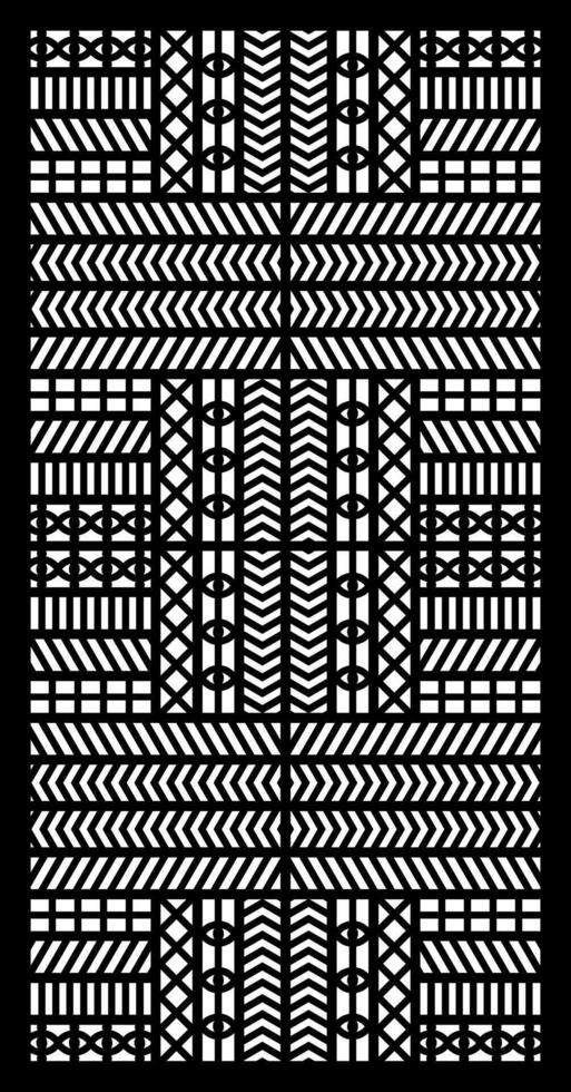 Geometric and simple pattern for panel, background, and cutting art vector