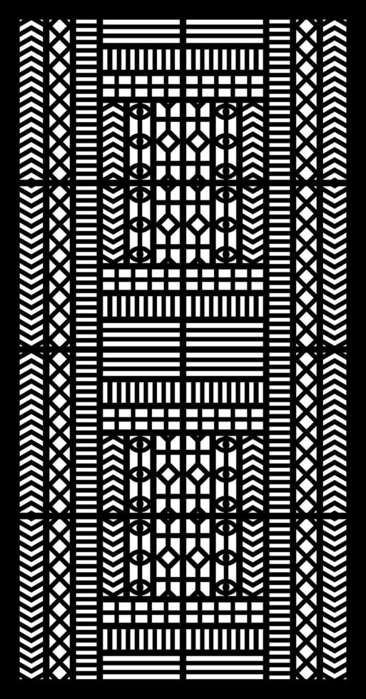 Geometric and simple pattern for panel, background, and cutting art vector
