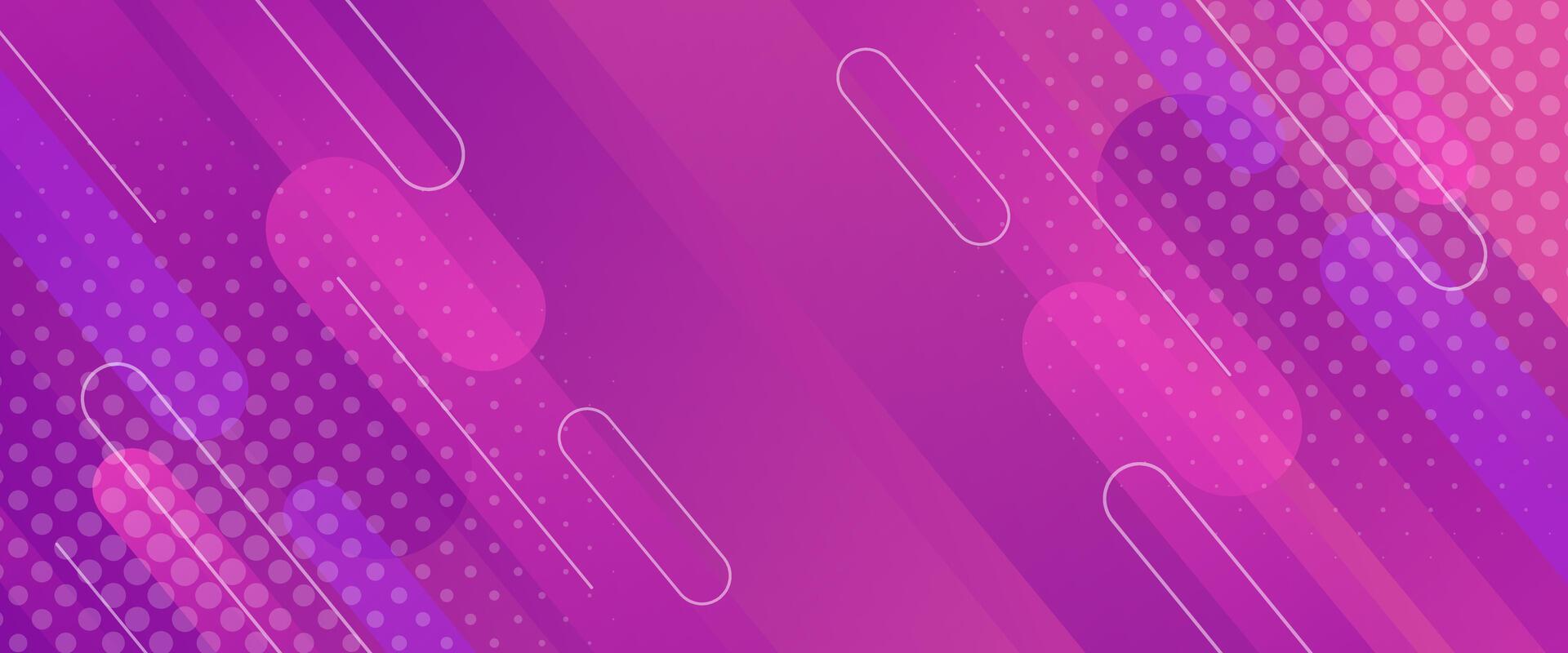 Abstract purple dynamic background. Modern geometric banner background. Beautiful design for templates, banners, covers, websites, pages, and headers vector