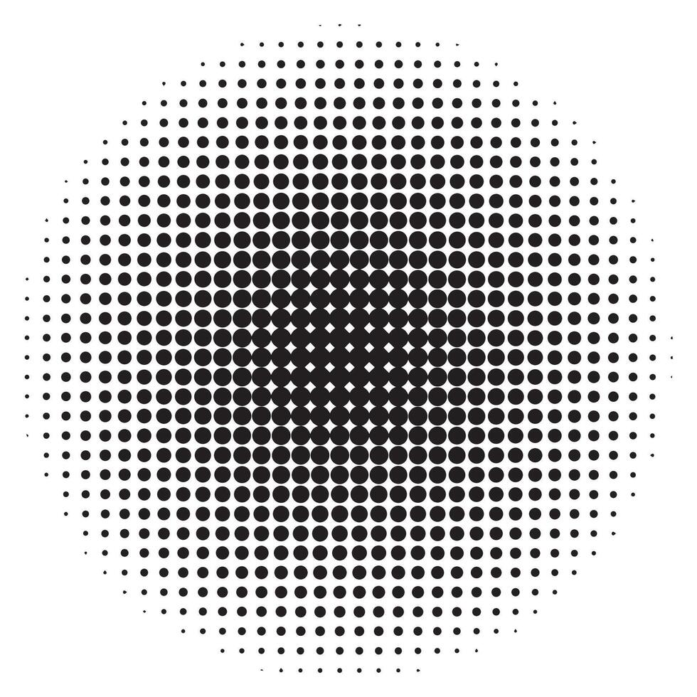 Set of Abstract dotted circles, round halftones geometric dots gradient and pop art texture. Dot spray gradation set background. vector