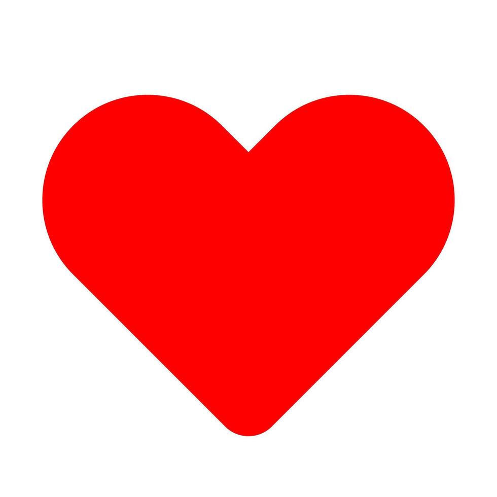 Heart shape icon symbol vector