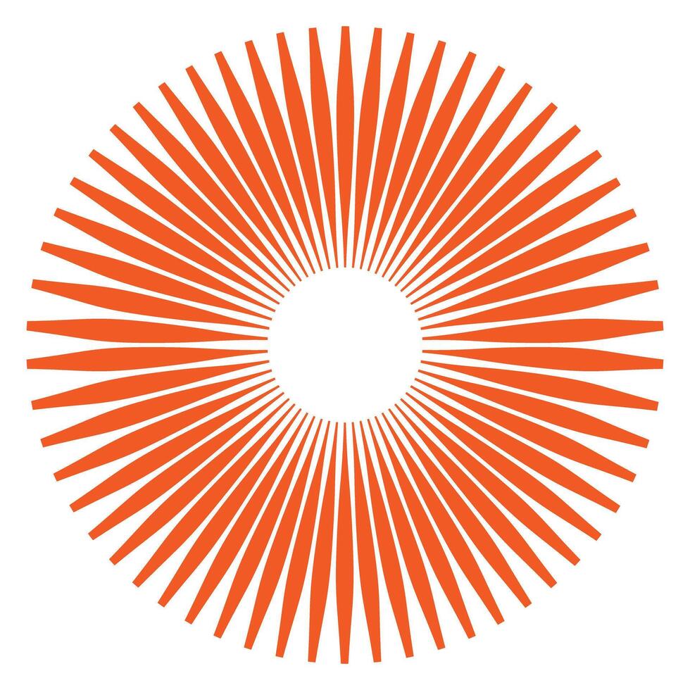 Starburst sunburst decorative element icon symbol vector