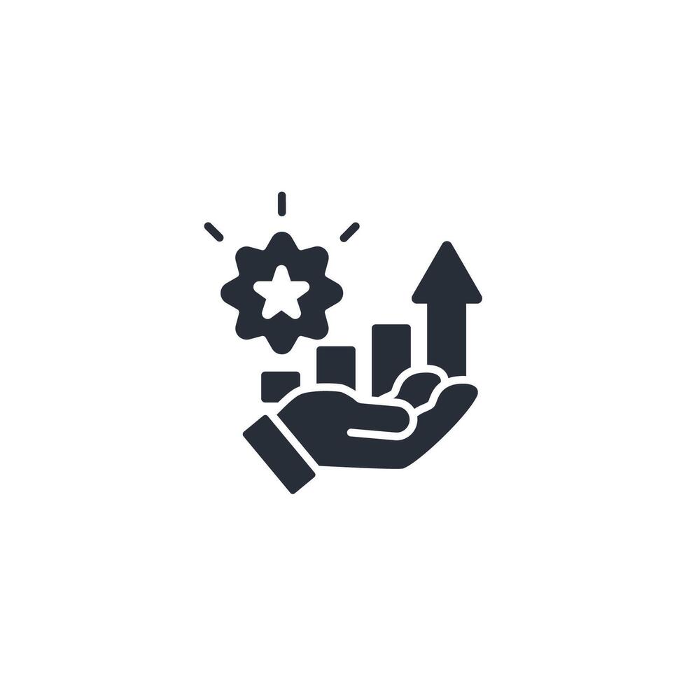 value creation icon. .Editable stroke.linear style sign for use web design,logo.Symbol illustration. vector