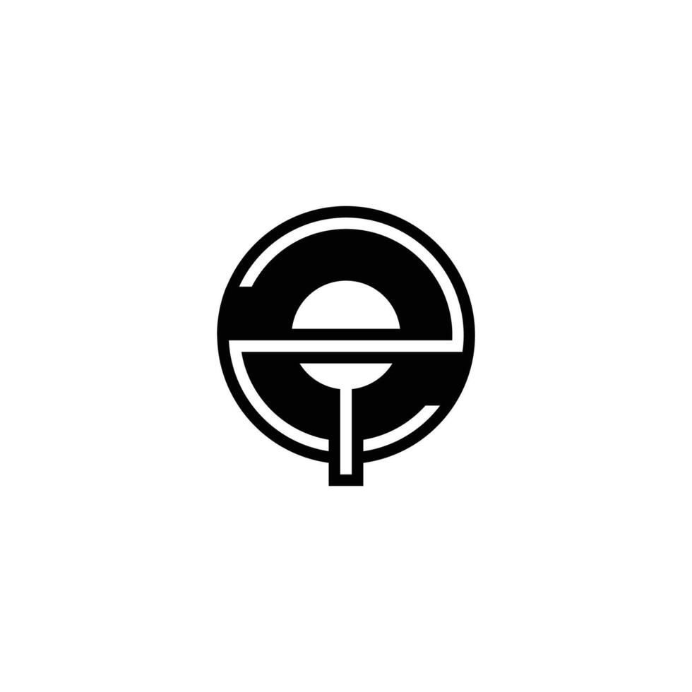 Alphabet Initials logo QZ, ZQ, Z and Q vector