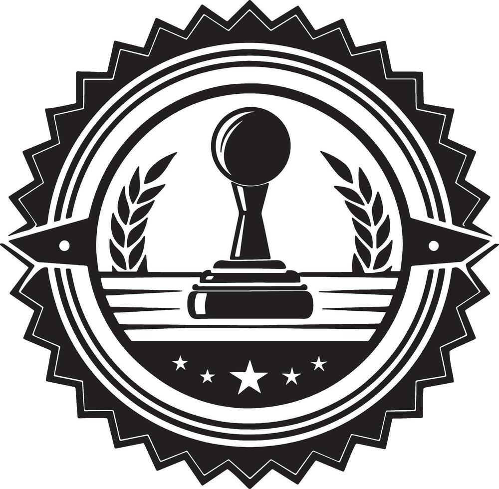 stamp sell icon illustration black and white vector