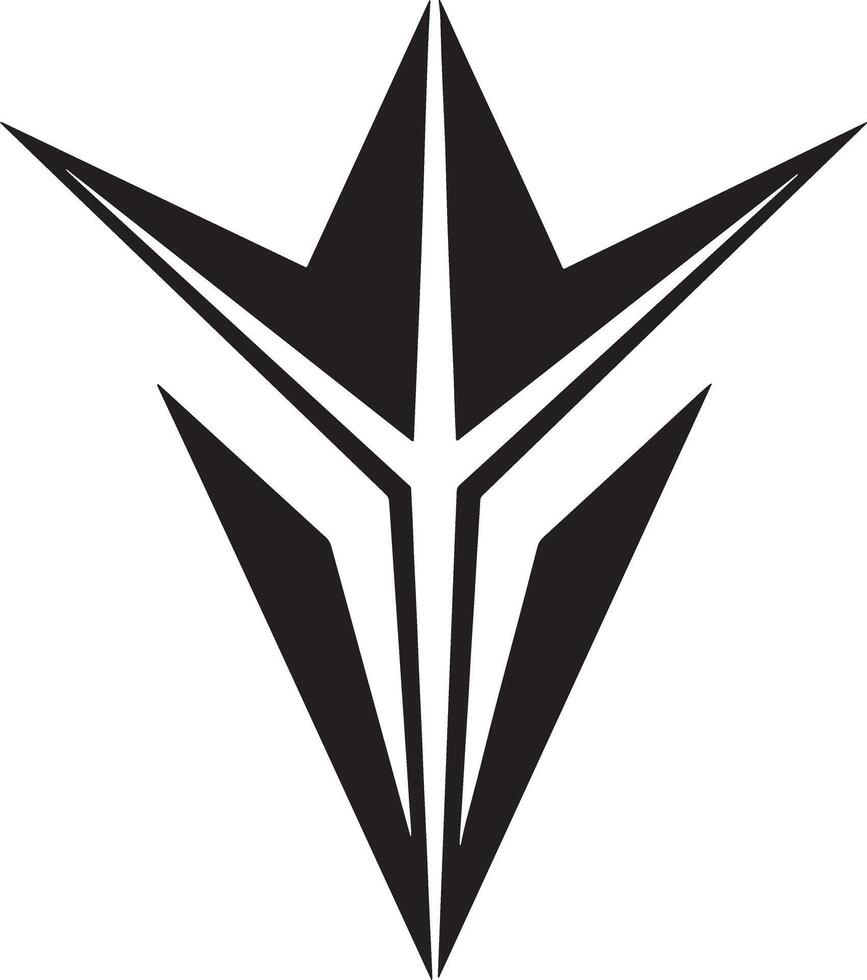 illustration of an arrow icon black and white vector