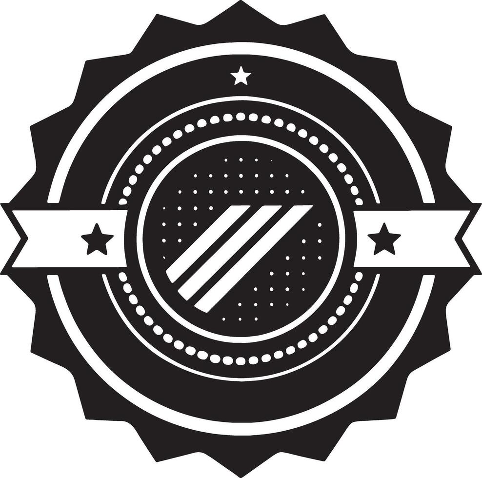 stamp sell icon illustration black and white vector