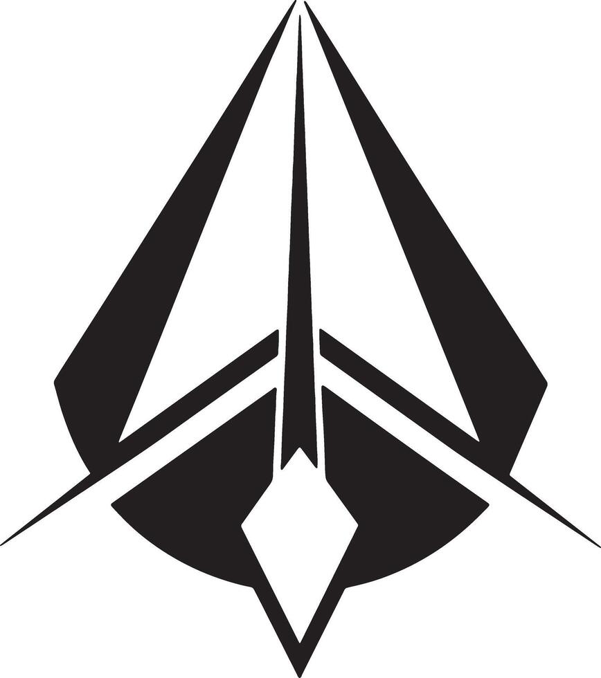 minimal arrows icon illustration black and white vector