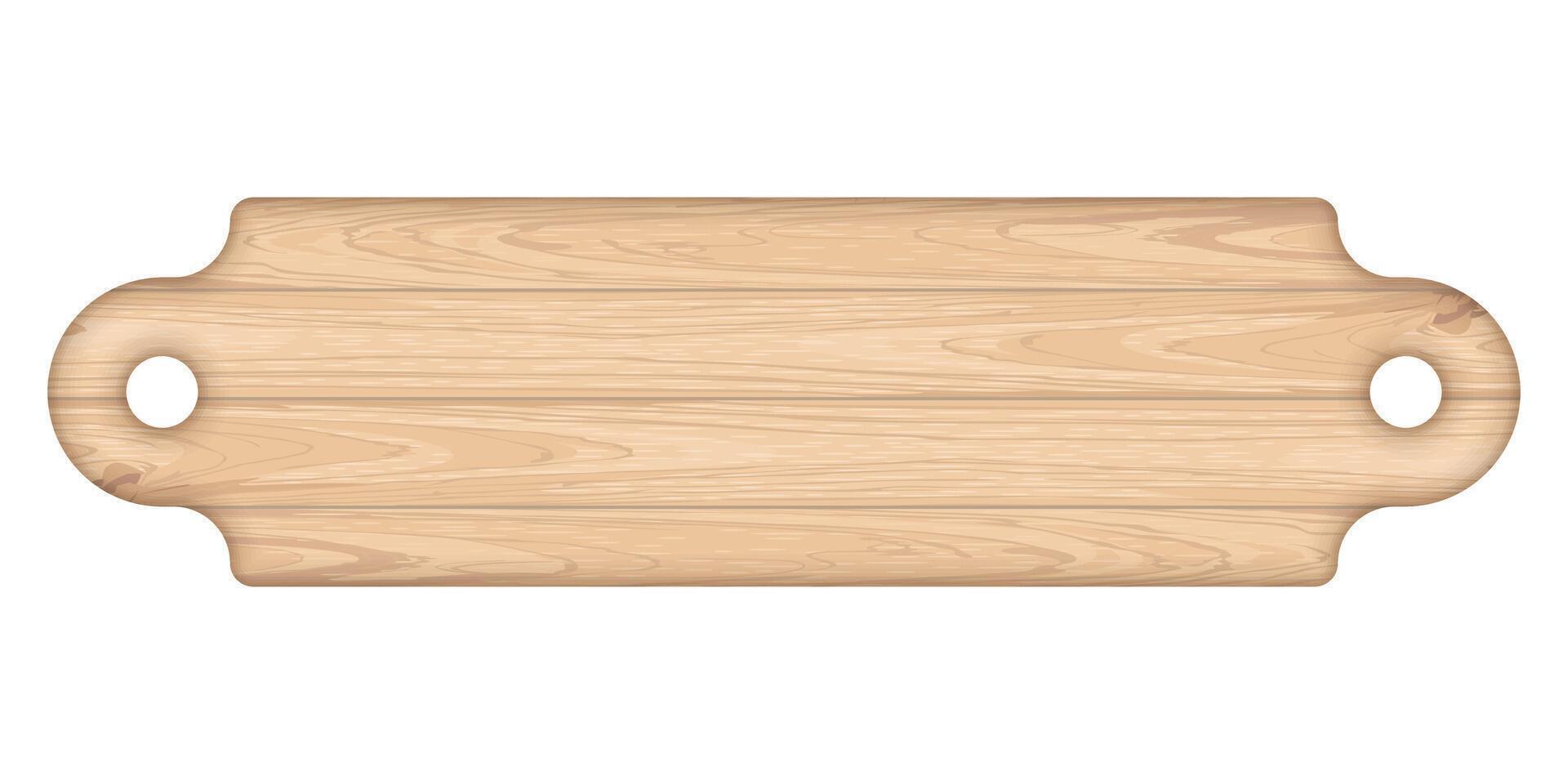 Blank whitewashed wooden signboard isolated vintage style graphic illustrated. Nameplate wooden texture pattern template. vector