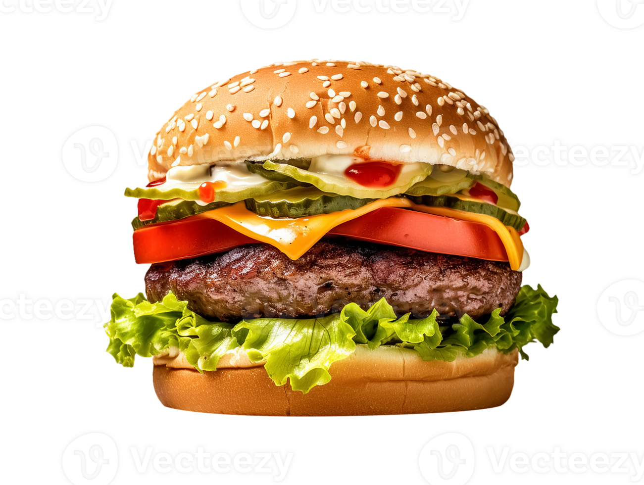 hamburger fastfood isolated png