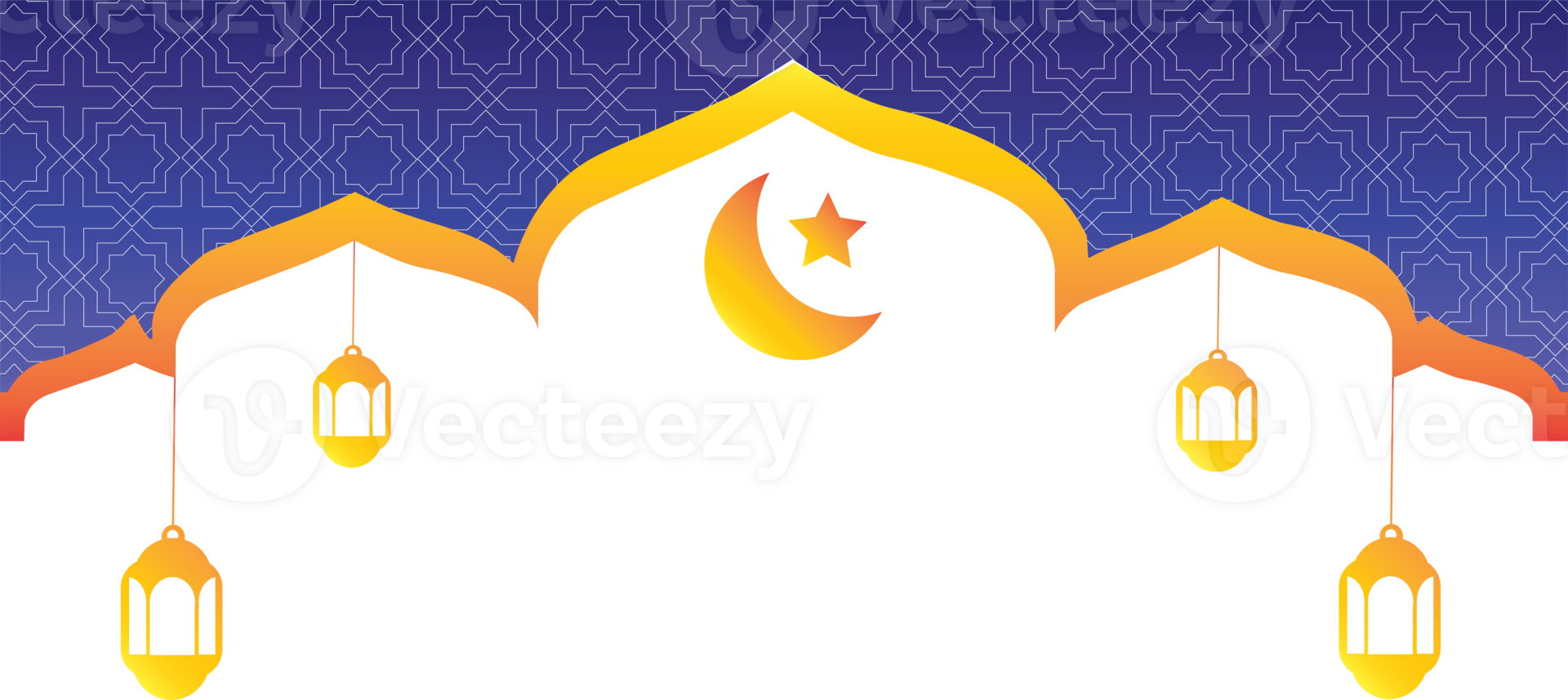 Islamic windows and ramadan kareem in oriental style png