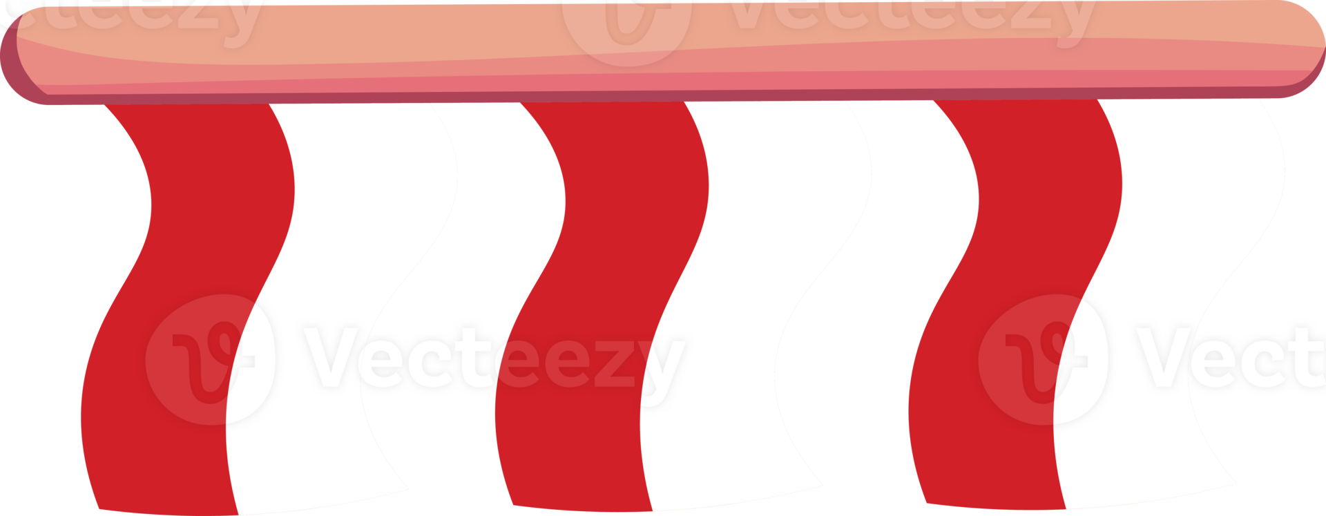 Red and White Ribbon. Indonesian Flag png